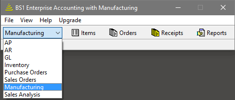 BS1 Enterprise Accounting with Manufacturing