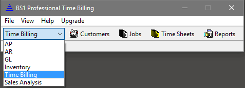Time and billing software