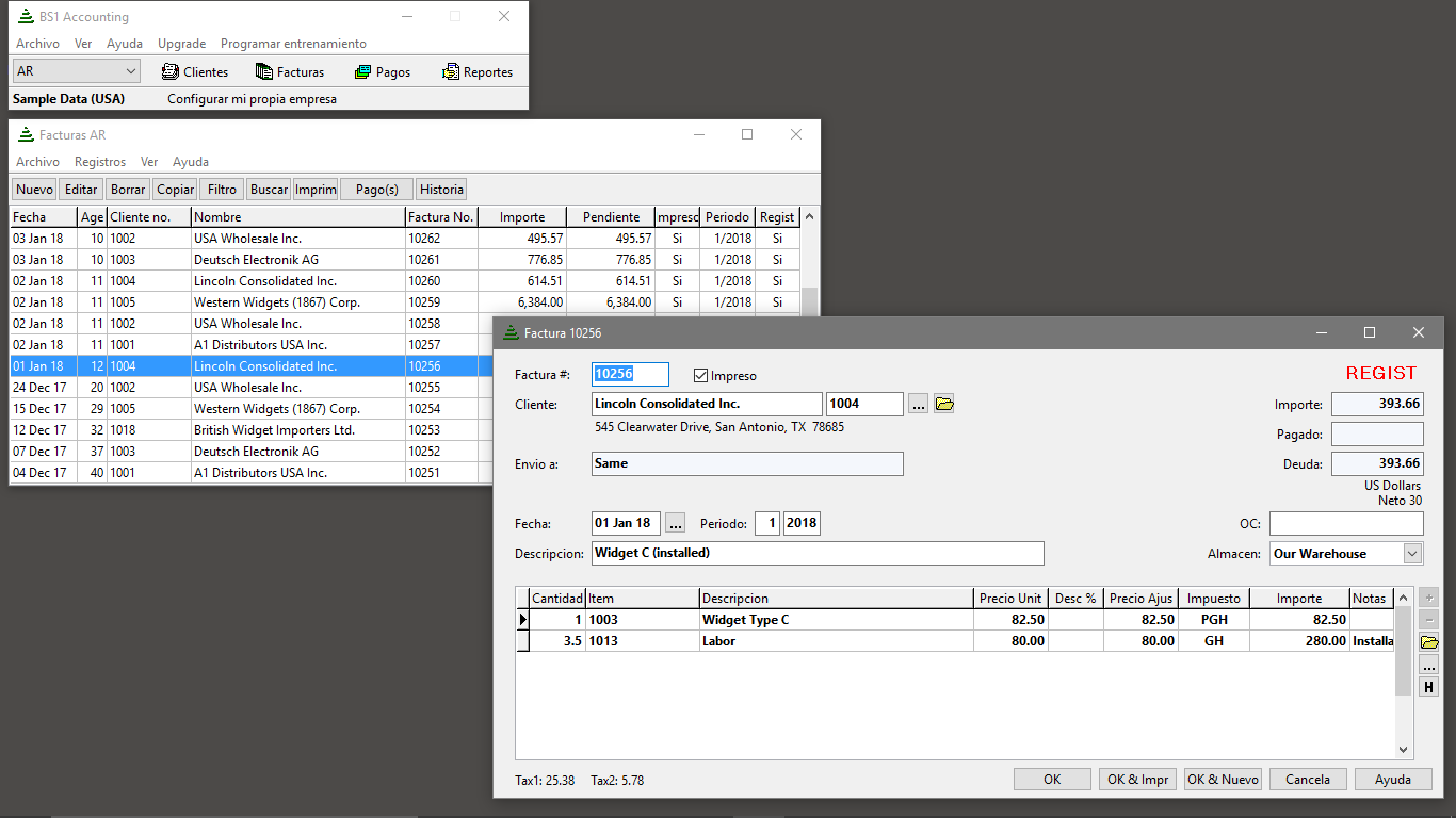 BS1 Accounting (Spanish) Screenshot