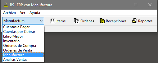 BS1 ERP para Manufactura y Distribucin