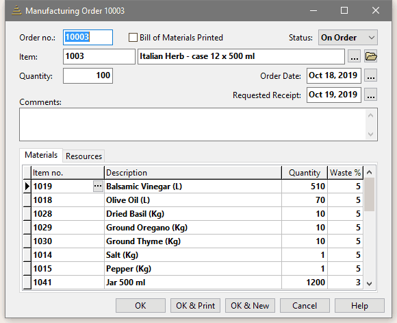 simple accounting software for small food manufacturing