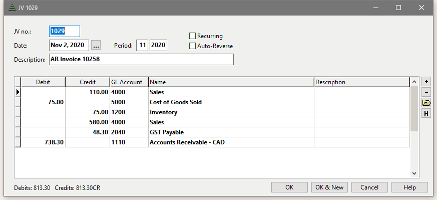 General Ledger software