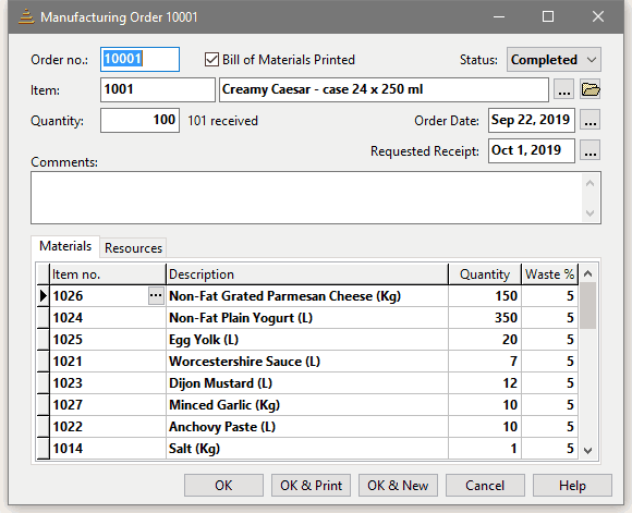 Manufacturing accounting software