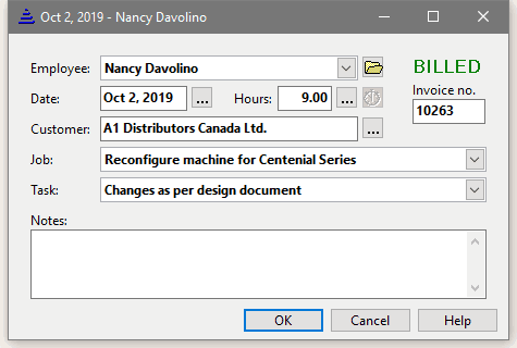 Time billing software